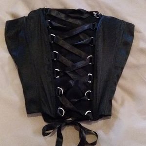 Bebe corset style tube top